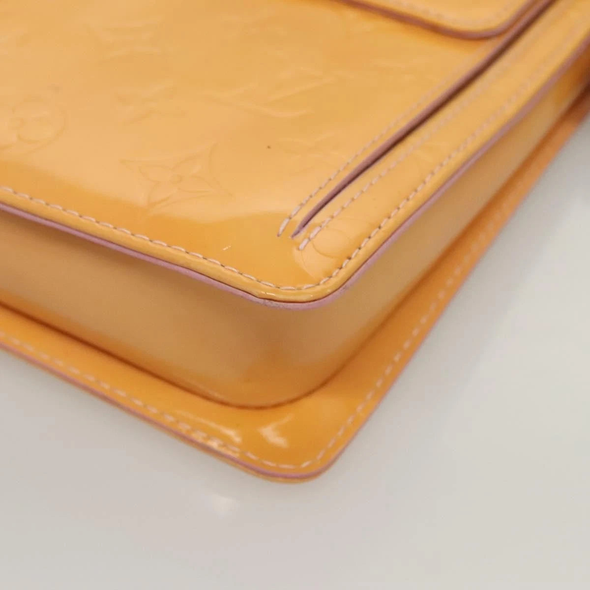 Louis Vuitton Orange Vernis Handbag