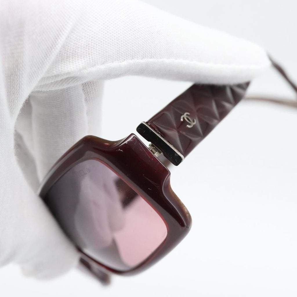 Chanel Brown Quilted Sunglasses