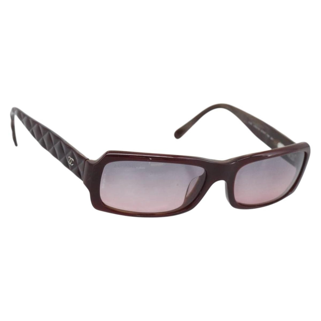 Chanel Brown Quilted Sunglasses