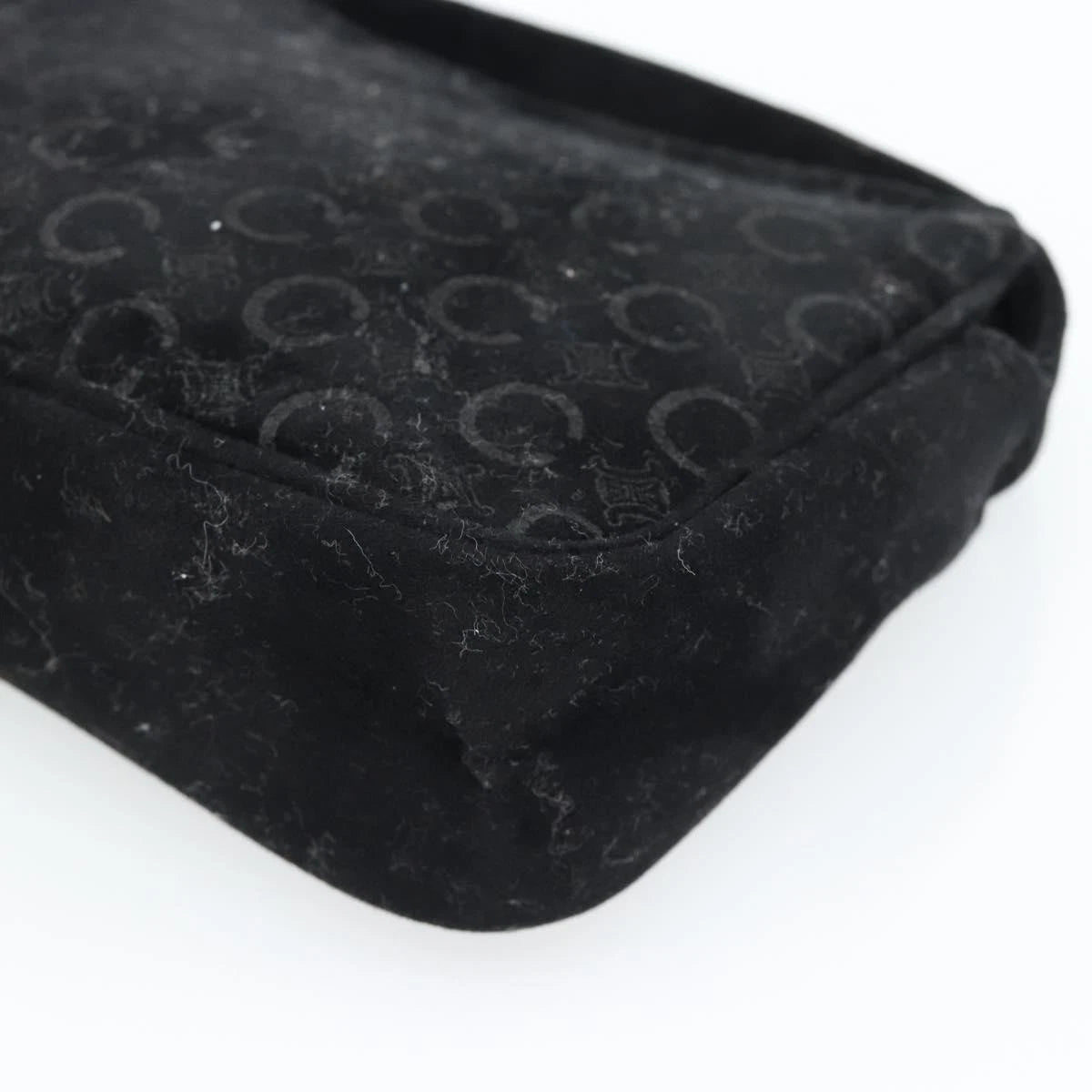 Celine Black Suede Mini Bag