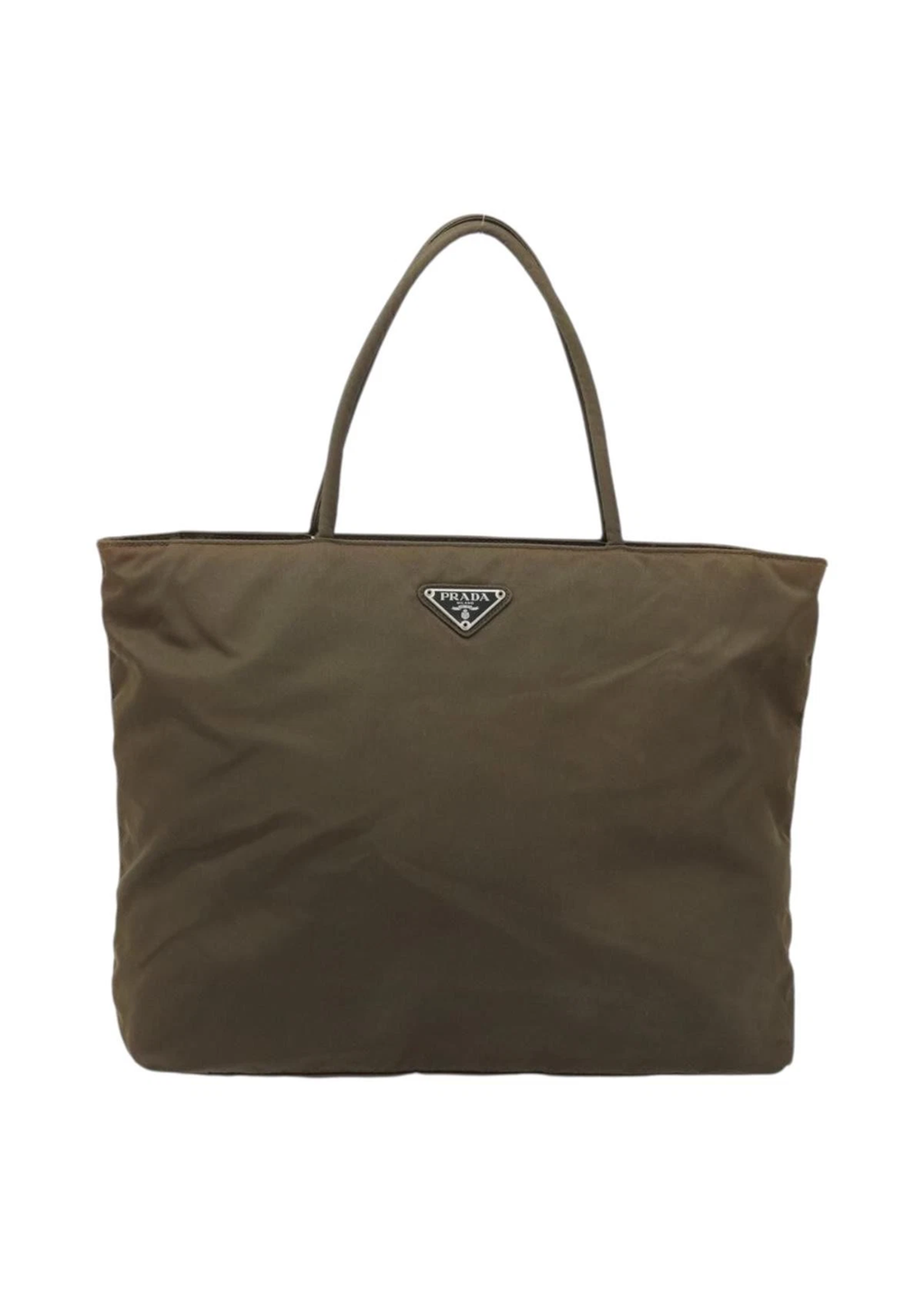 Prada Brown Nylon Handbag