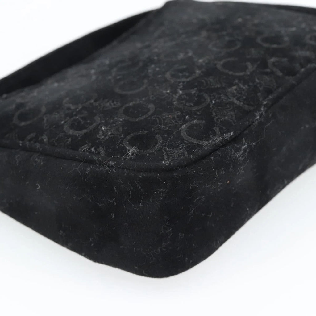 Celine Black Suede Mini Bag