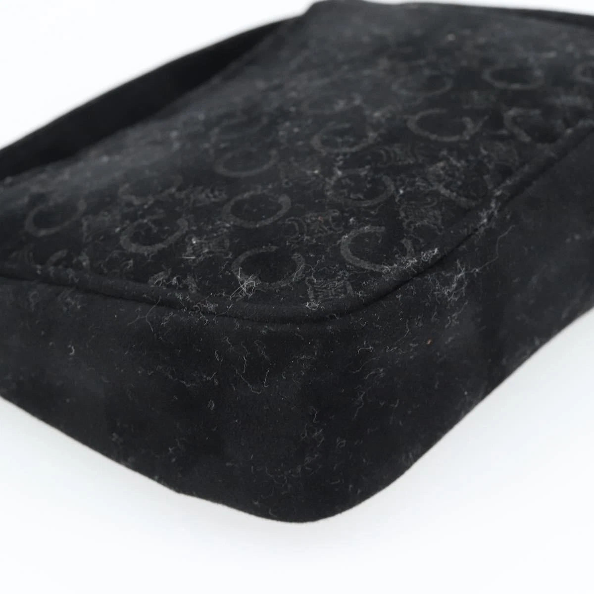Celine Black Suede Mini Bag