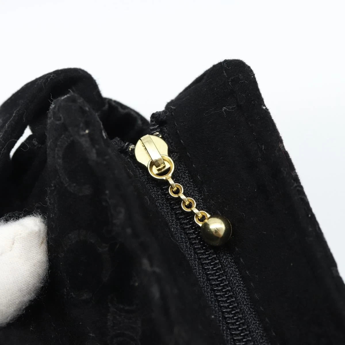Celine Black Suede Mini Bag