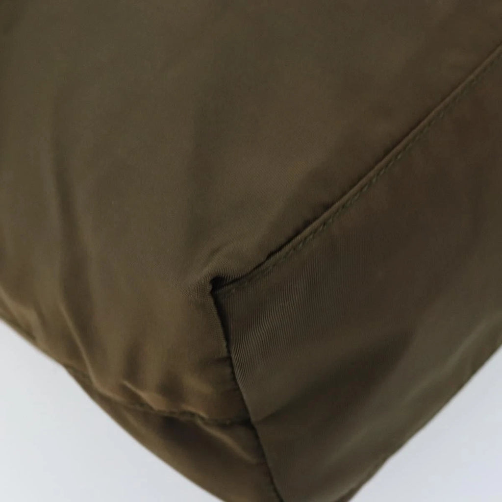 Prada Brown Nylon Handbag