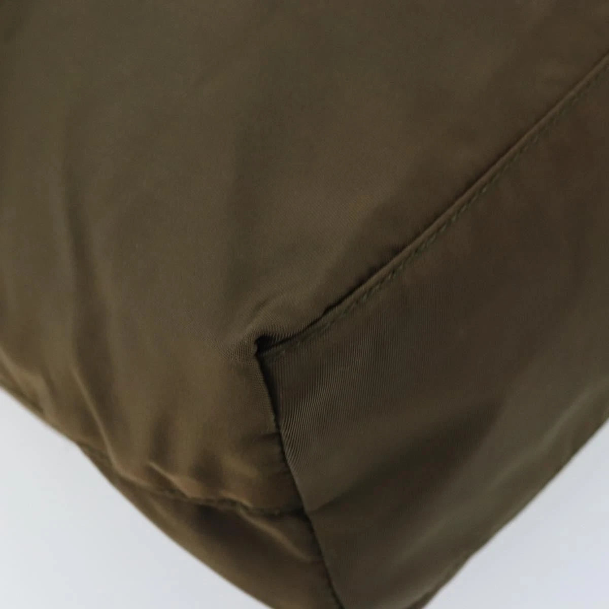 Prada Brown Nylon Handbag