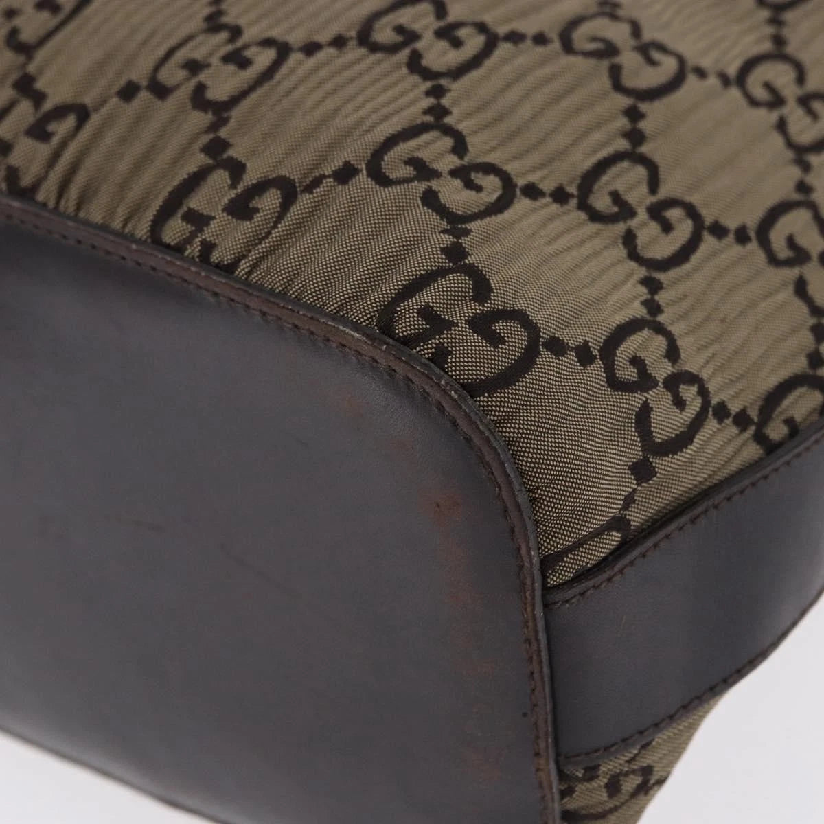 Gucci Monogram Pleated Shoulder Bag