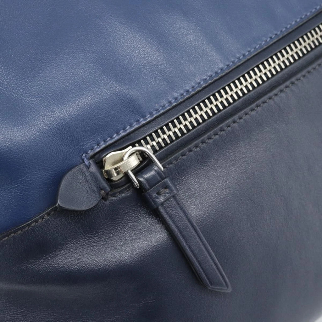 Miu Miu Blue Leather Tote