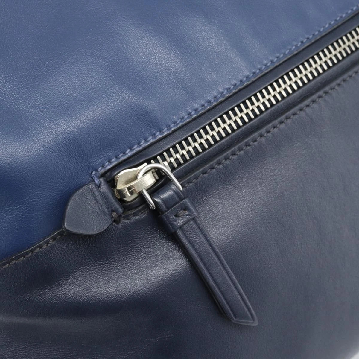 Miu Miu Blue Leather Tote