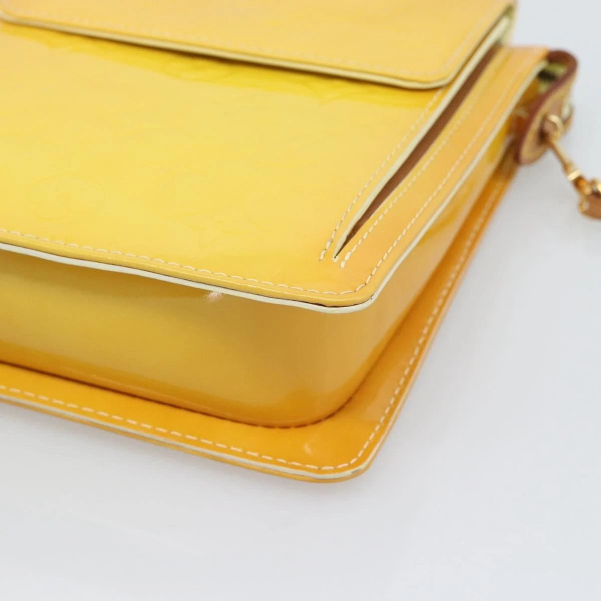 Louis Vuitton Yellow Vernis Handbag