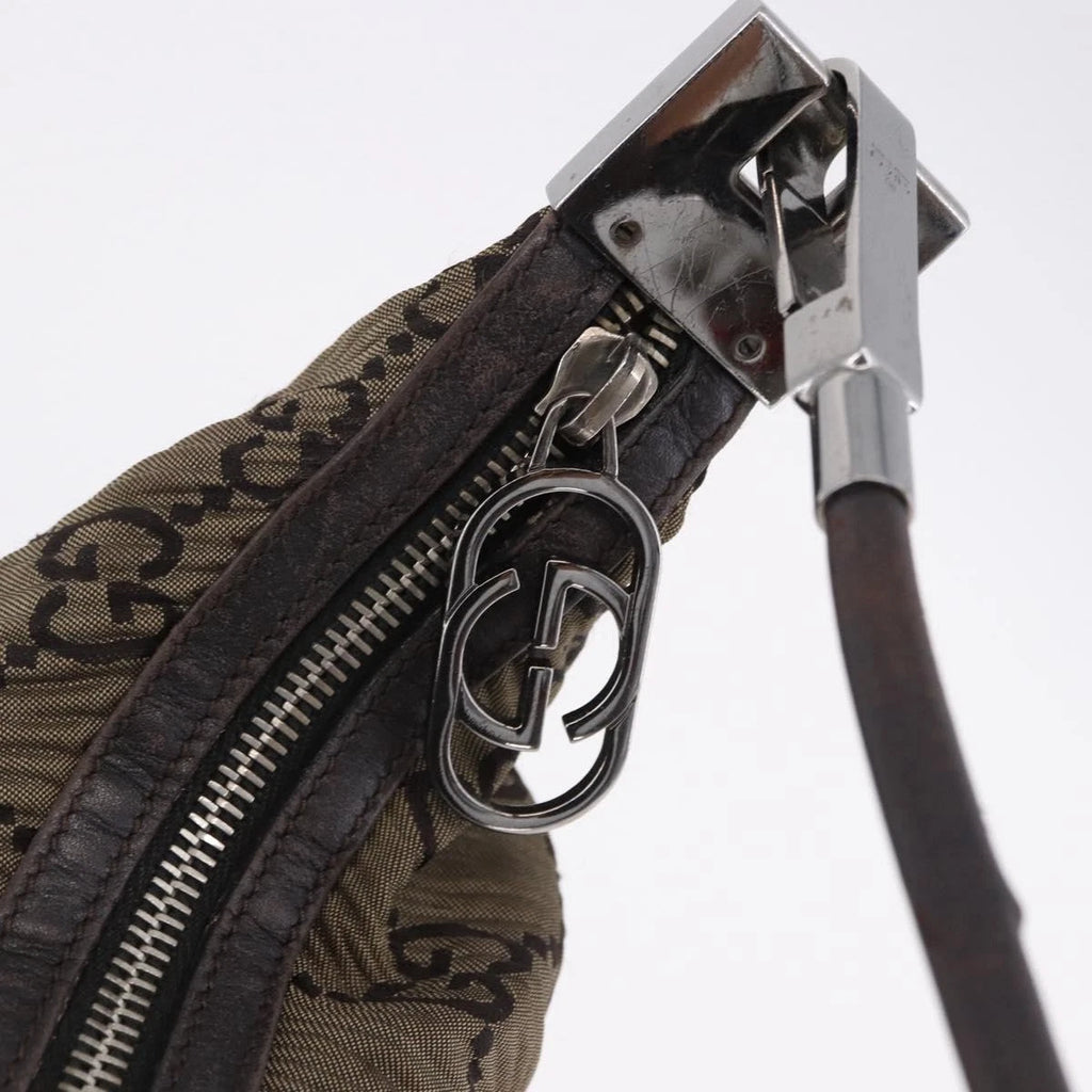 Gucci Monogram Pleated Shoulder Bag