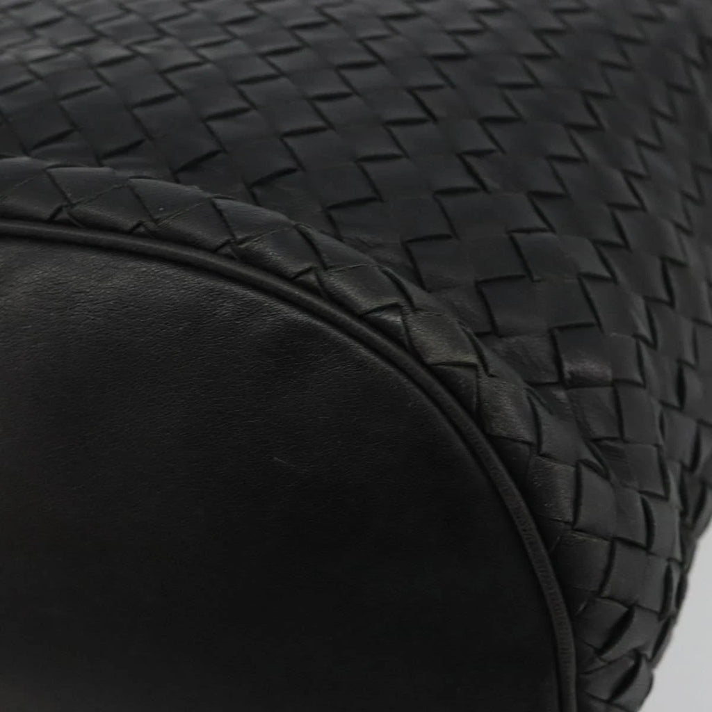 Bottega Veneta Intrecciato Black Bucket Bag