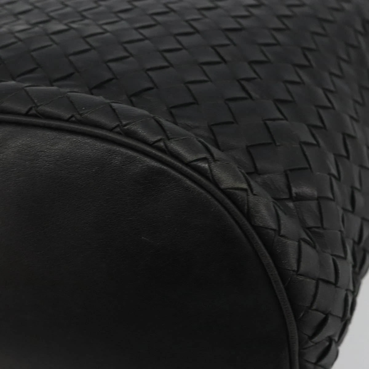 Bottega Veneta Intrecciato Black Bucket Bag
