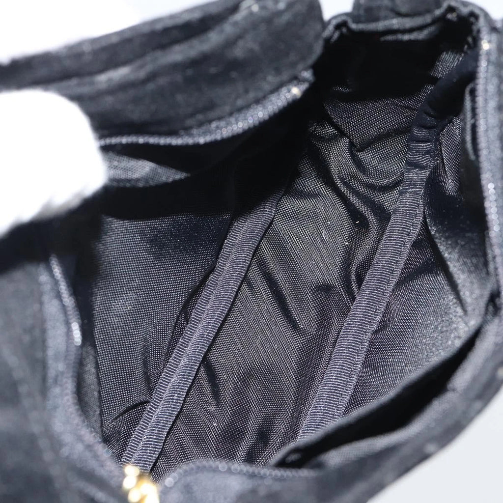 Celine Black Suede Mini Bag