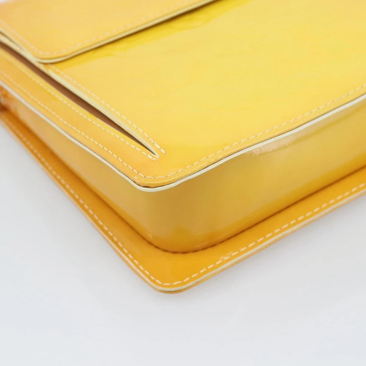 Louis Vuitton Yellow Vernis Handbag