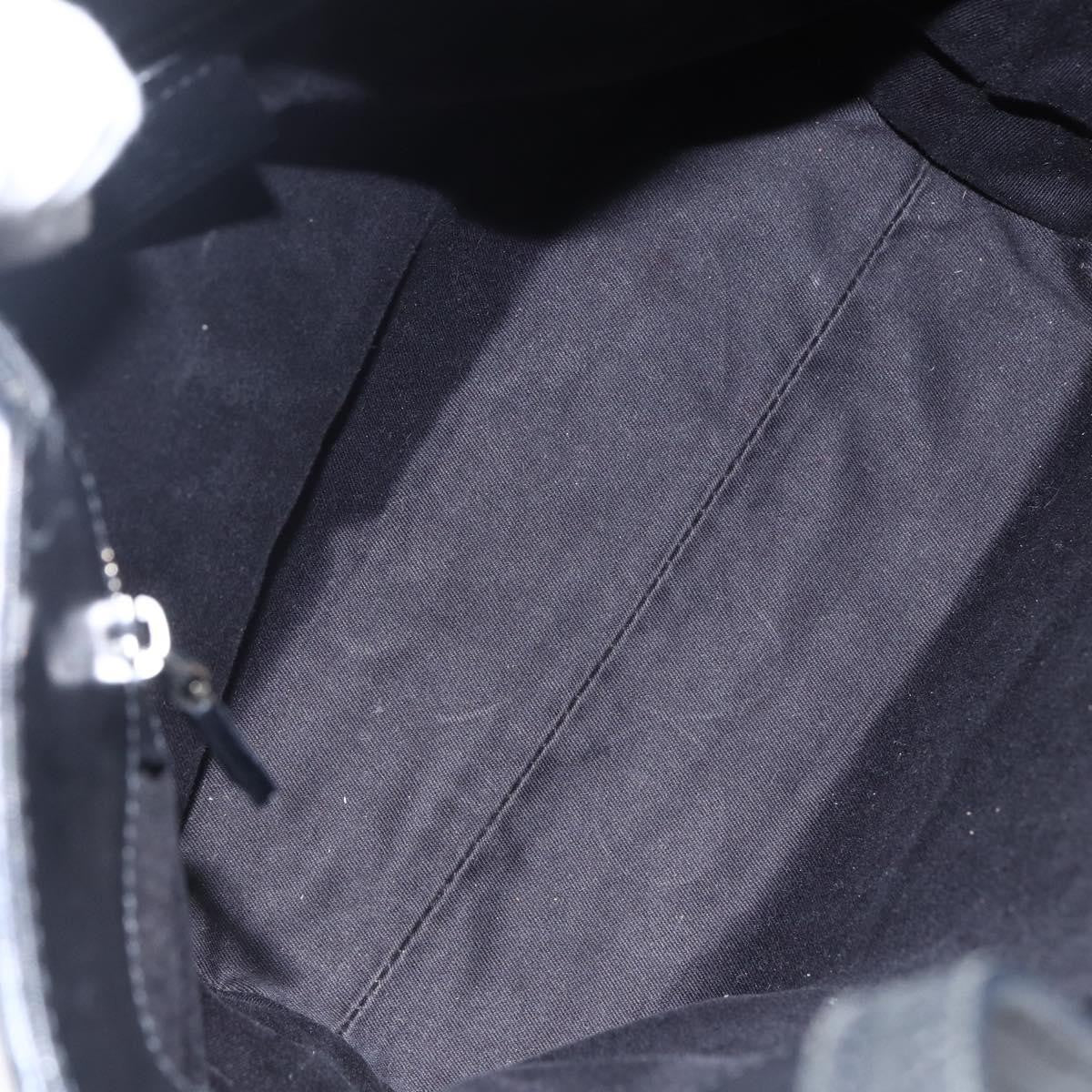 Gucci Black GG Canvas Tote interior