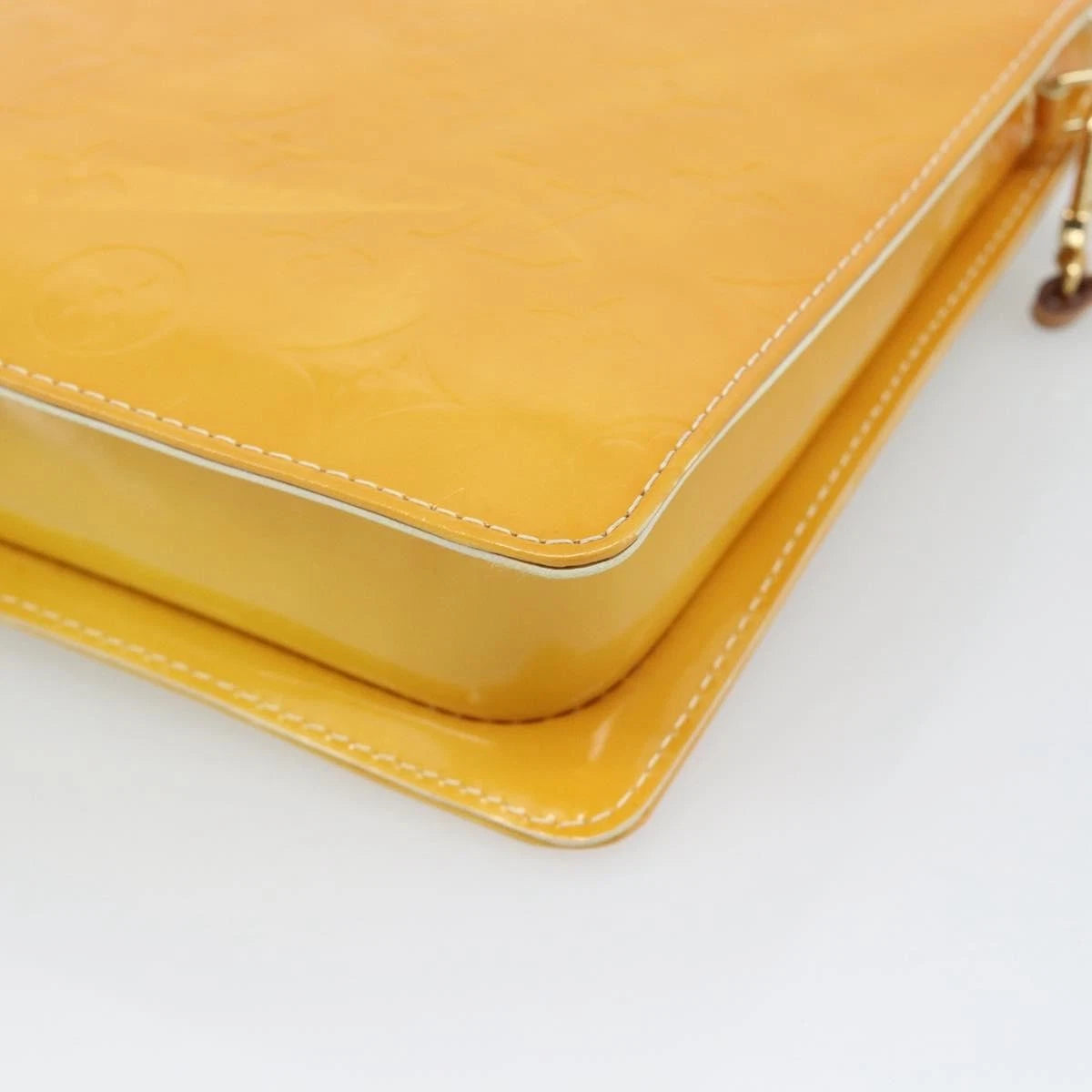 Louis Vuitton Yellow Vernis Handbag