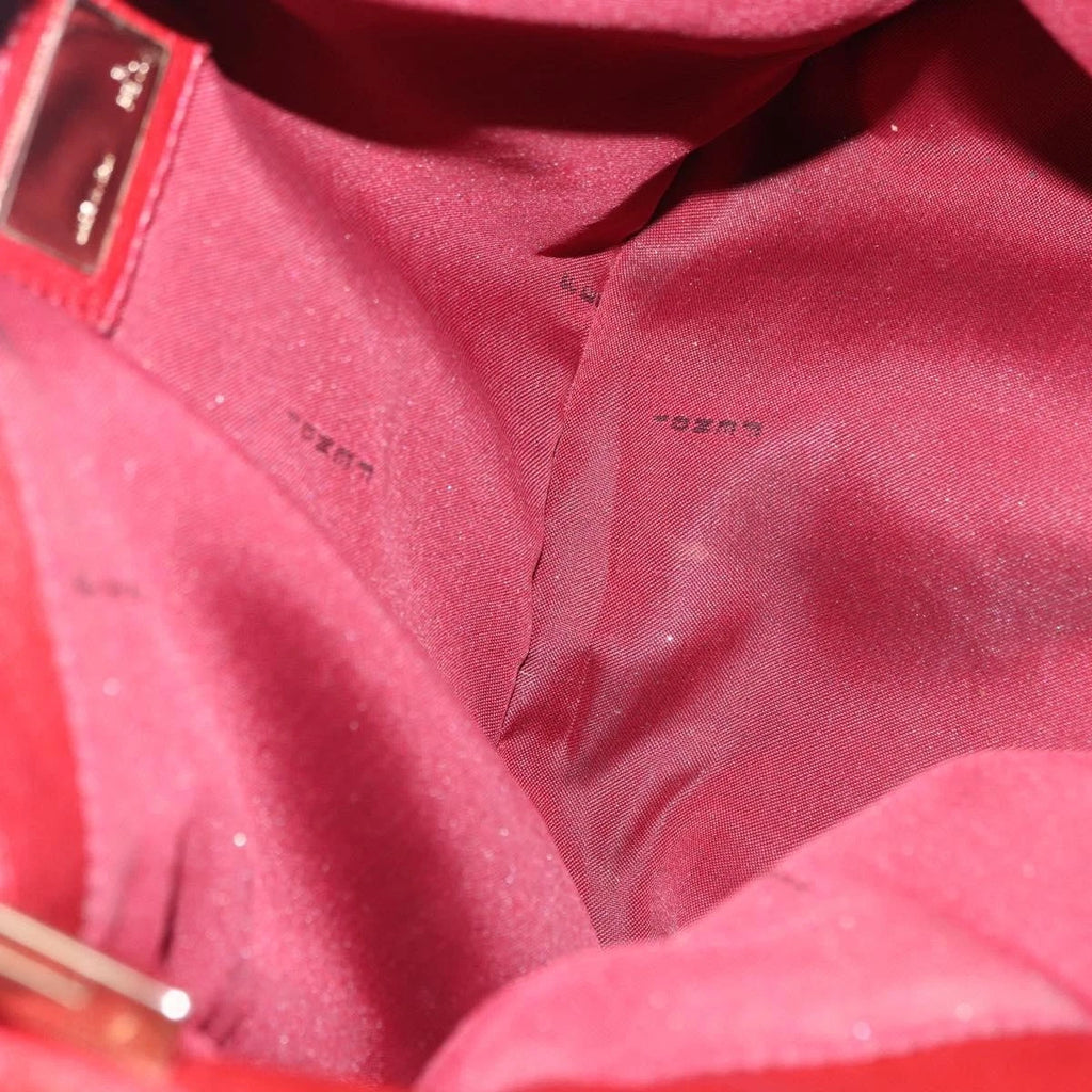 Fendi Red Leather Tote