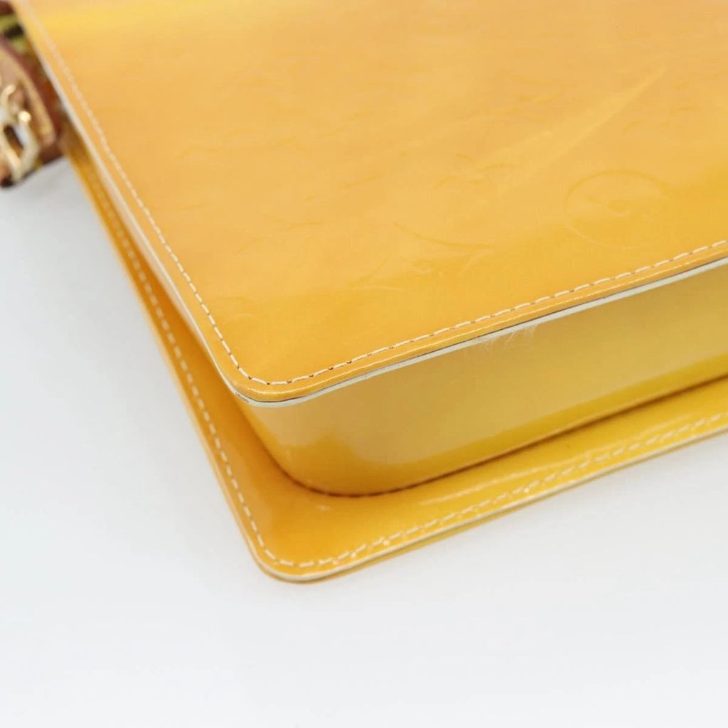 Louis Vuitton Yellow Vernis Handbag