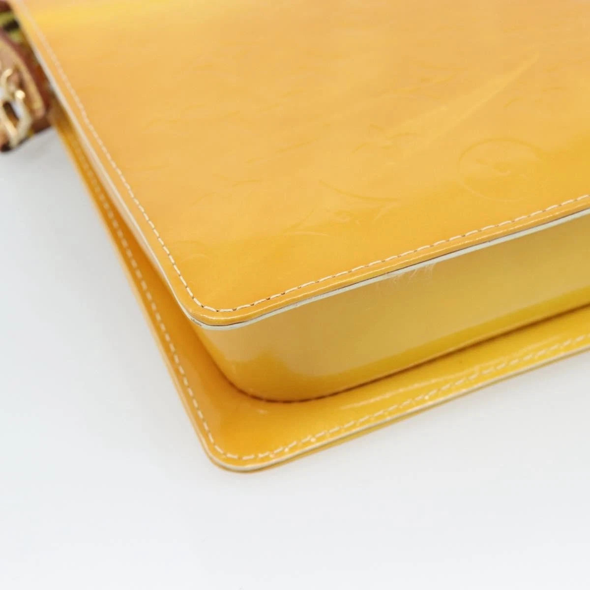 Louis Vuitton Yellow Vernis Handbag