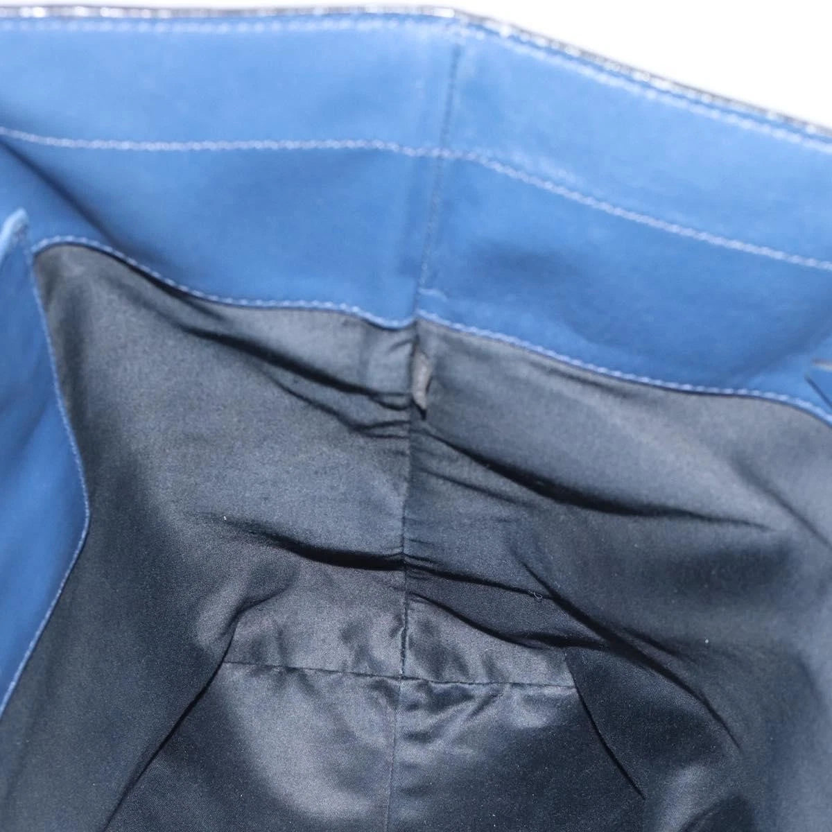 Miu Miu Blue Leather Tote
