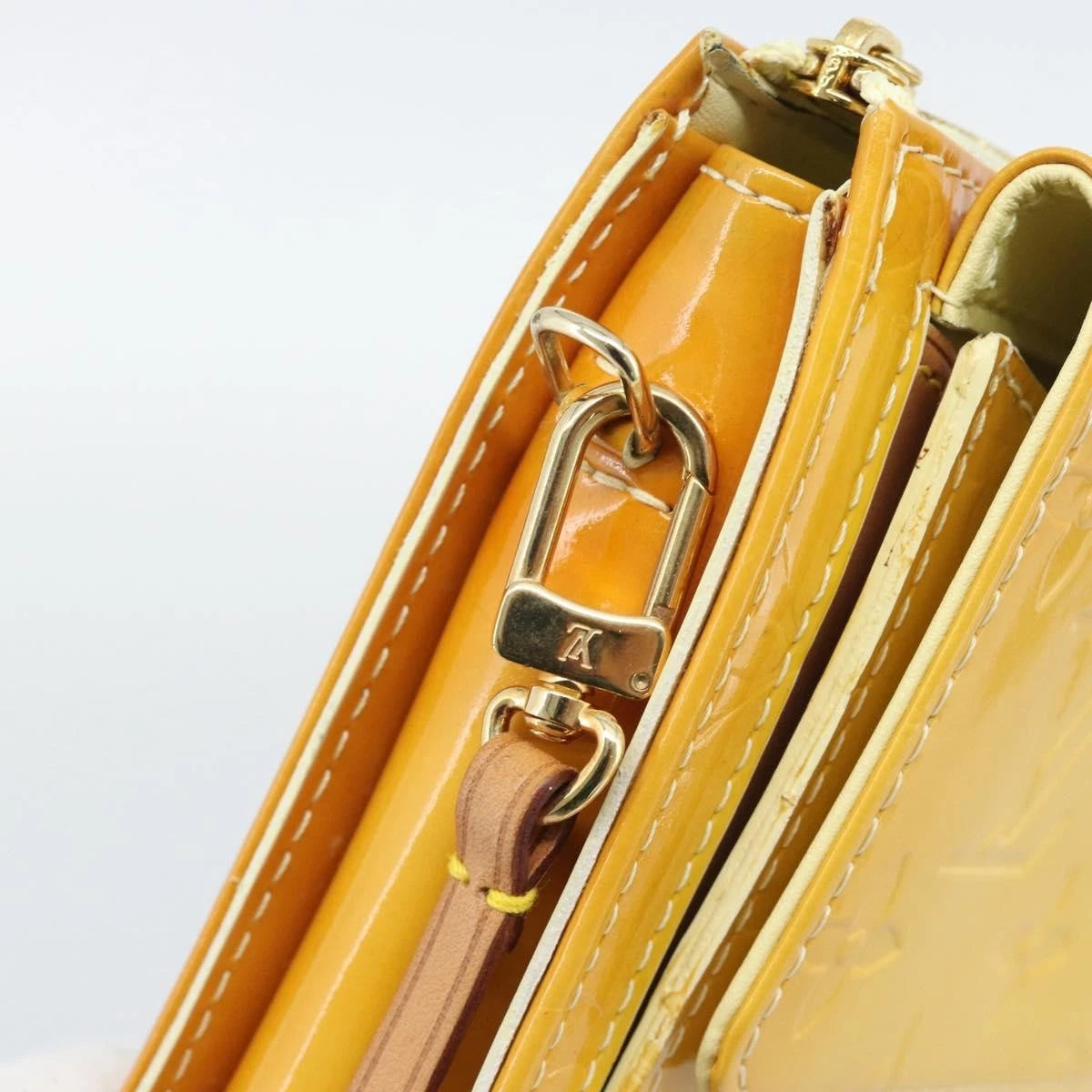 Louis Vuitton Yellow Vernis Handbag