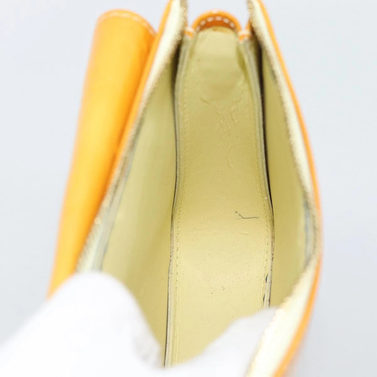 Louis Vuitton Yellow Vernis Handbag