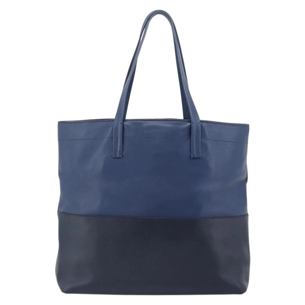 Miu Miu Blue Leather Tote