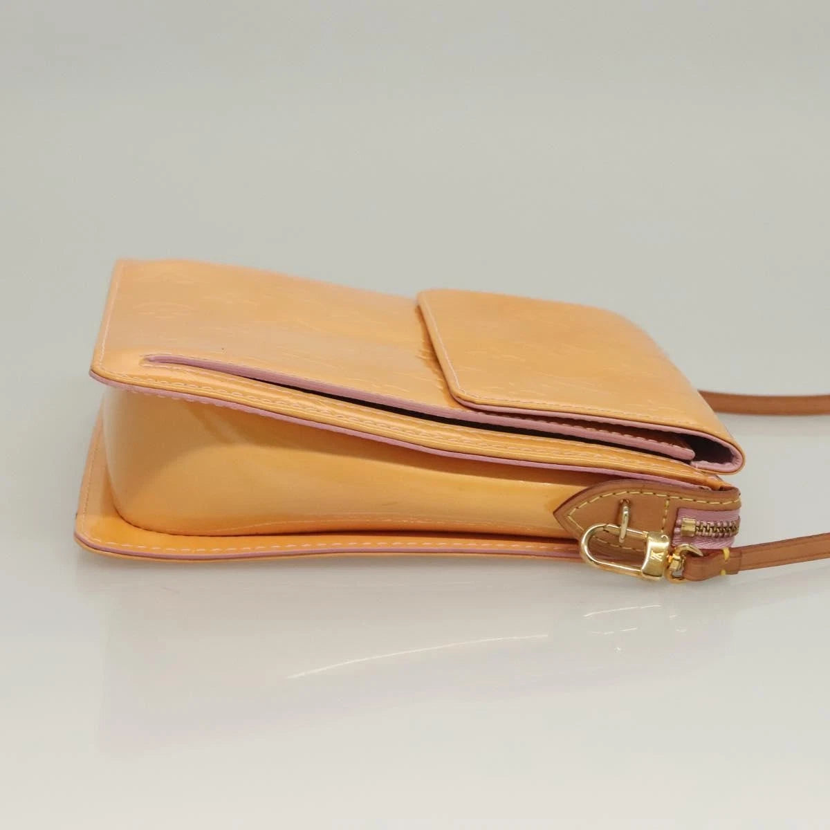 Louis Vuitton Orange Vernis Handbag