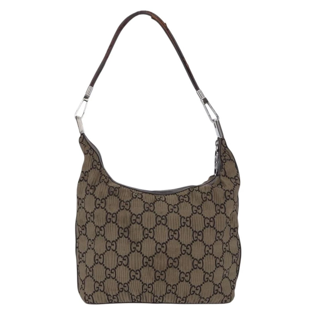 Gucci Monogram Pleated Shoulder Bag