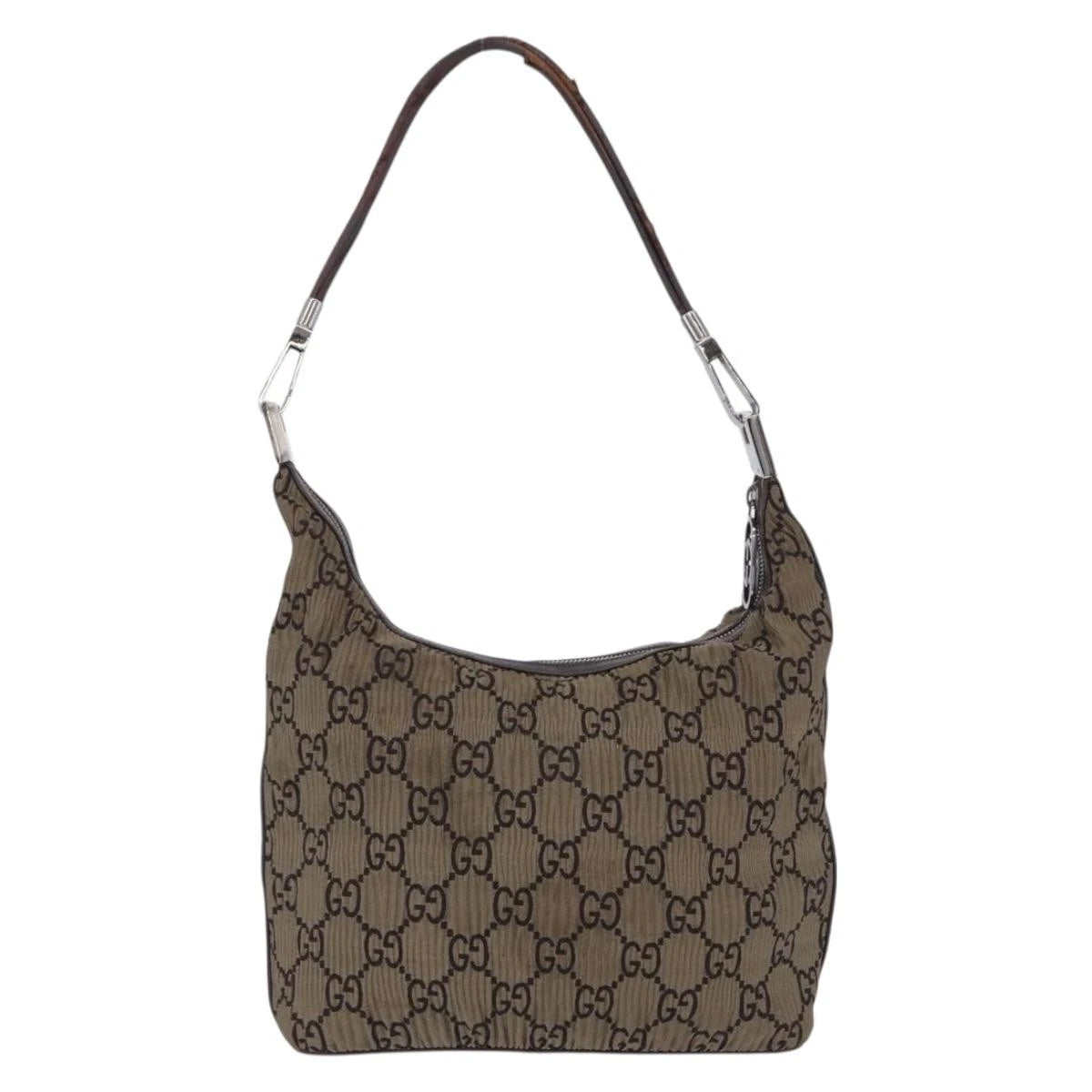 Gucci Monogram Pleated Shoulder Bag