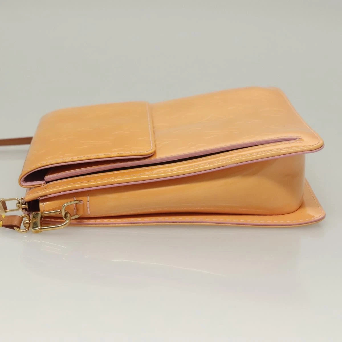 Louis Vuitton Orange Vernis Handbag
