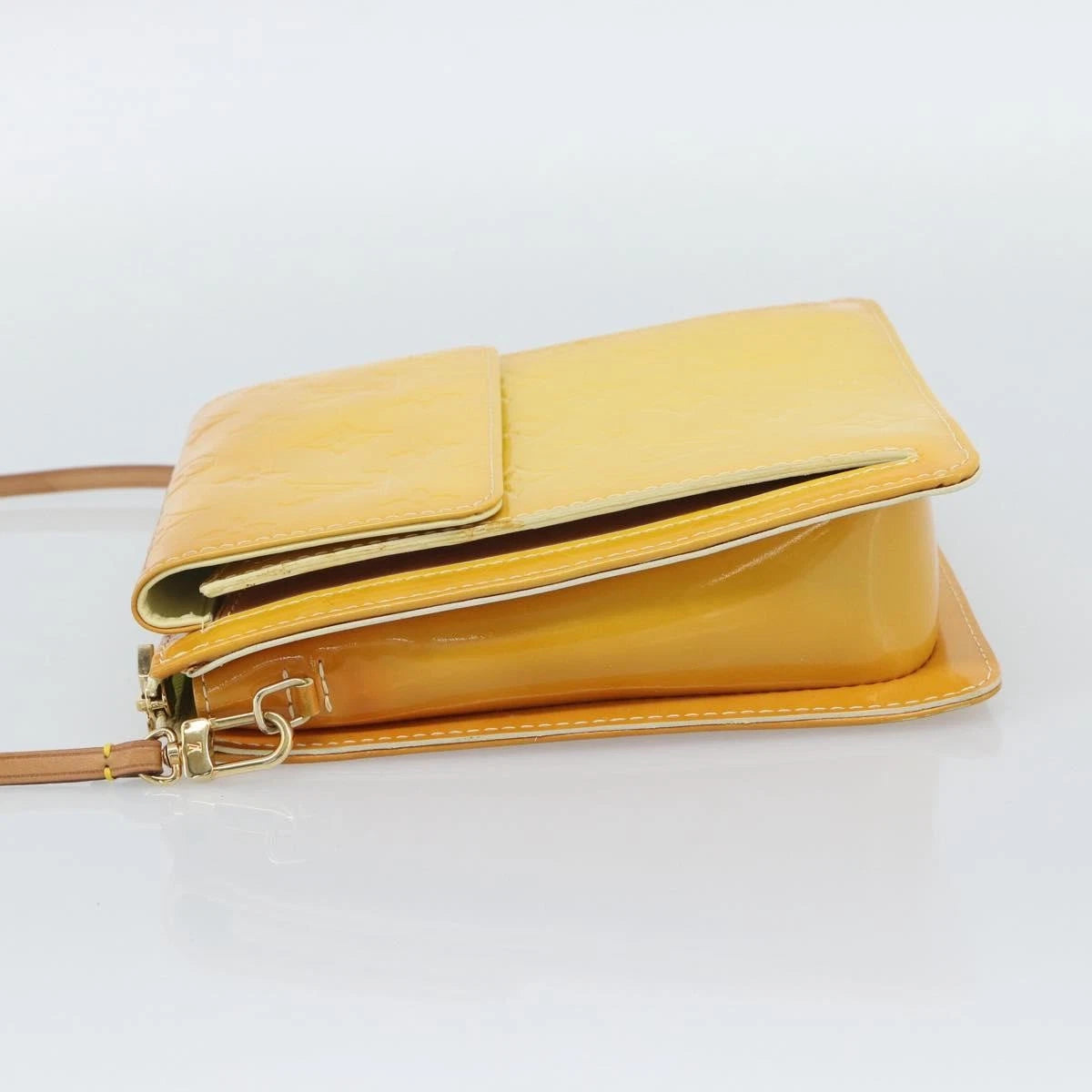 Louis Vuitton Yellow Vernis Handbag