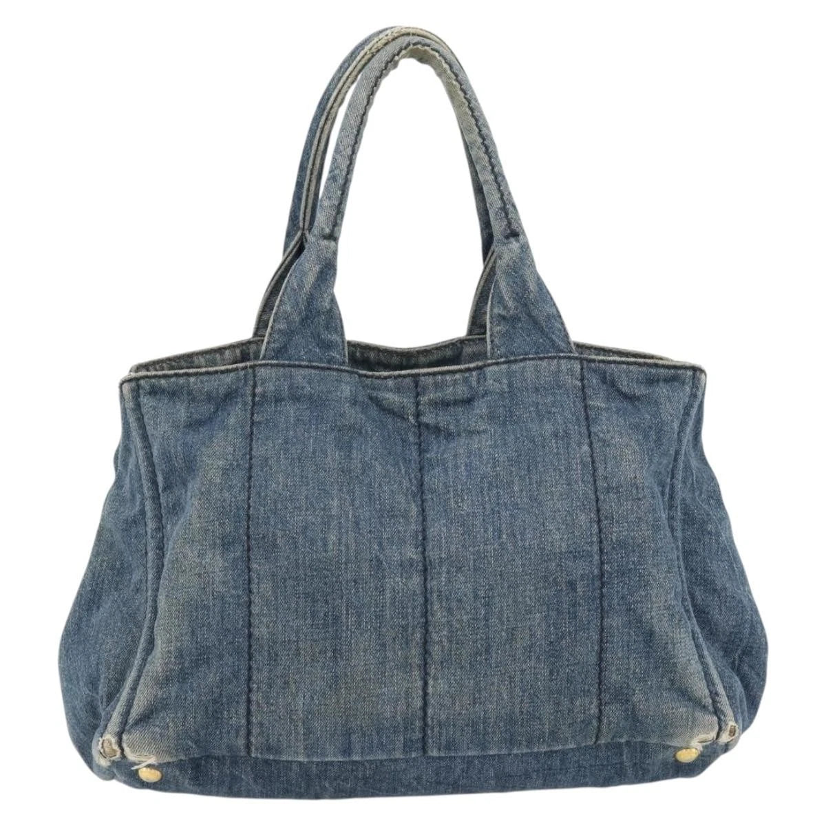 Prada Denim Canapa Tote