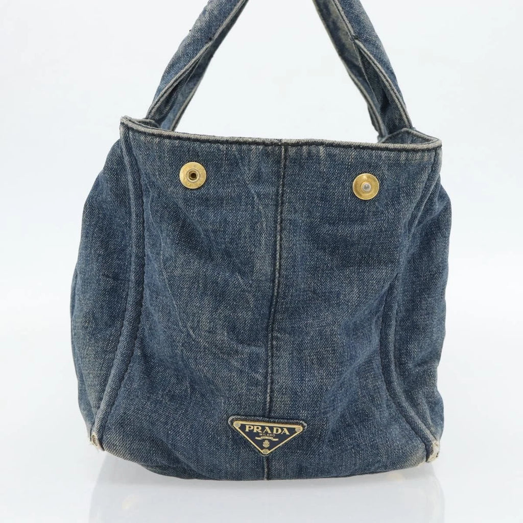 Prada Denim Canapa Tote