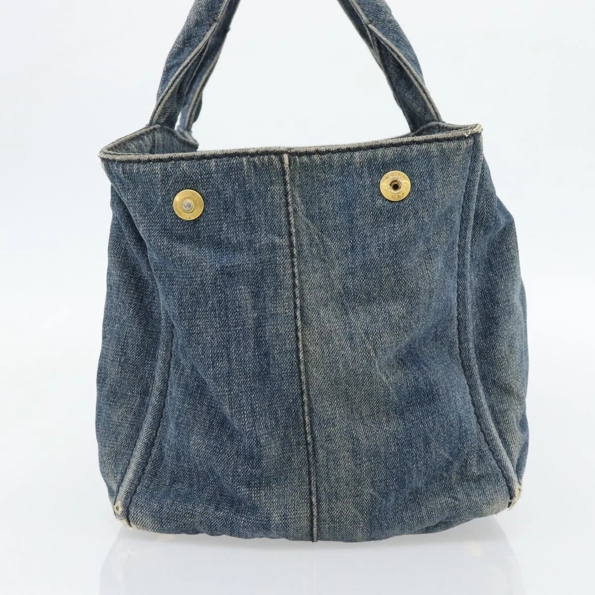 Prada Denim Canapa Tote