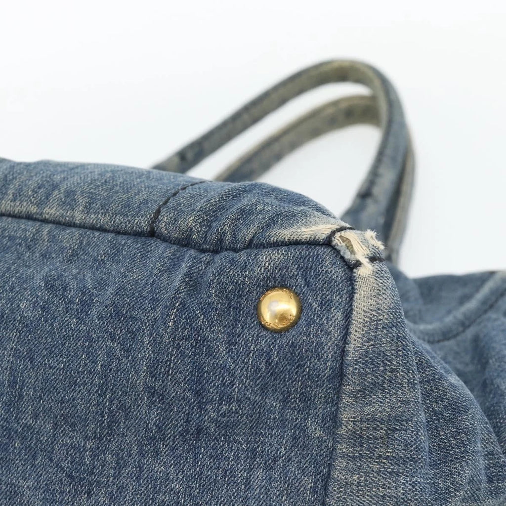 Prada Denim Canapa Tote