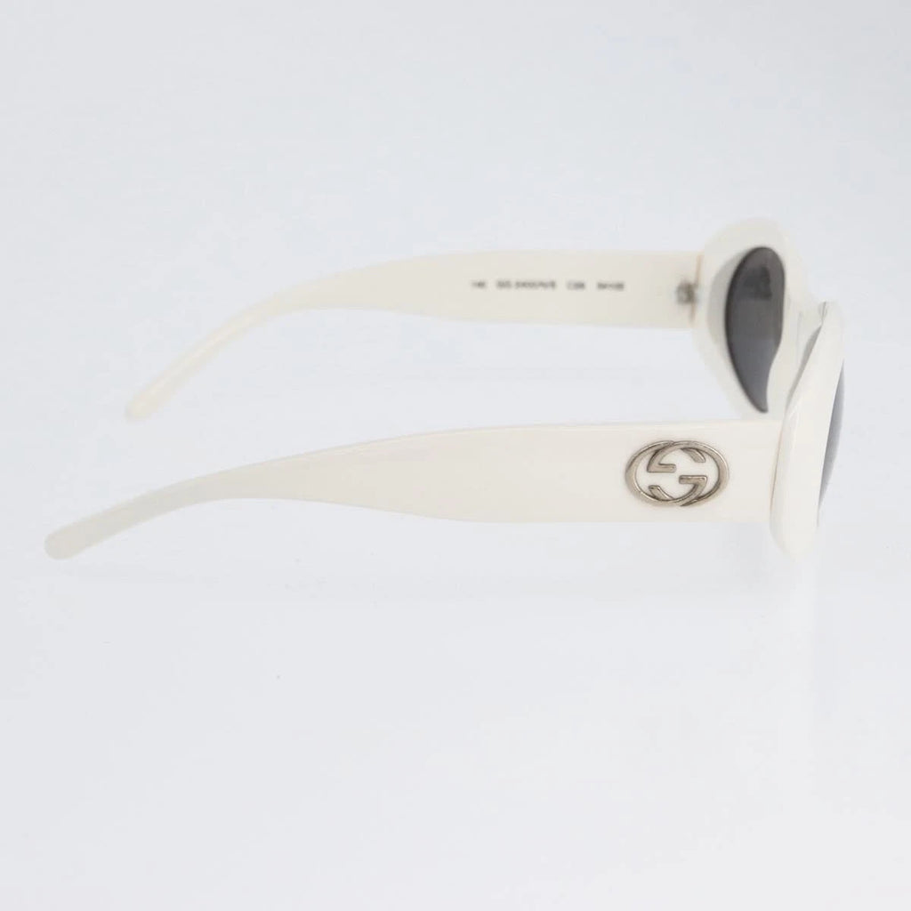 Gucci Round White Sunglasses