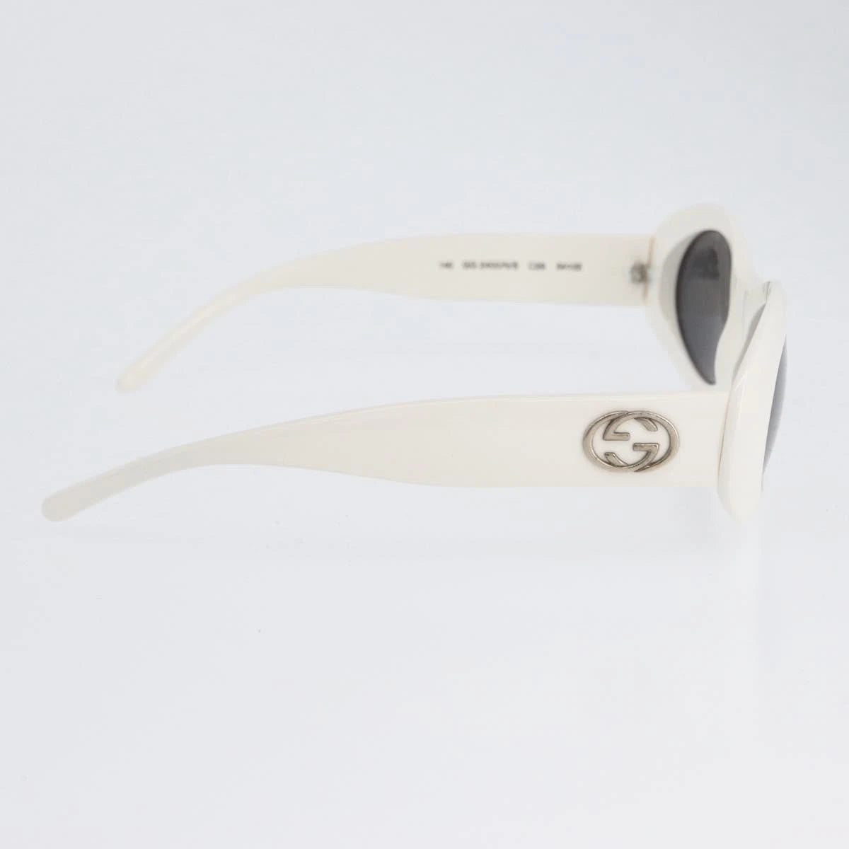 Gucci Round White Sunglasses