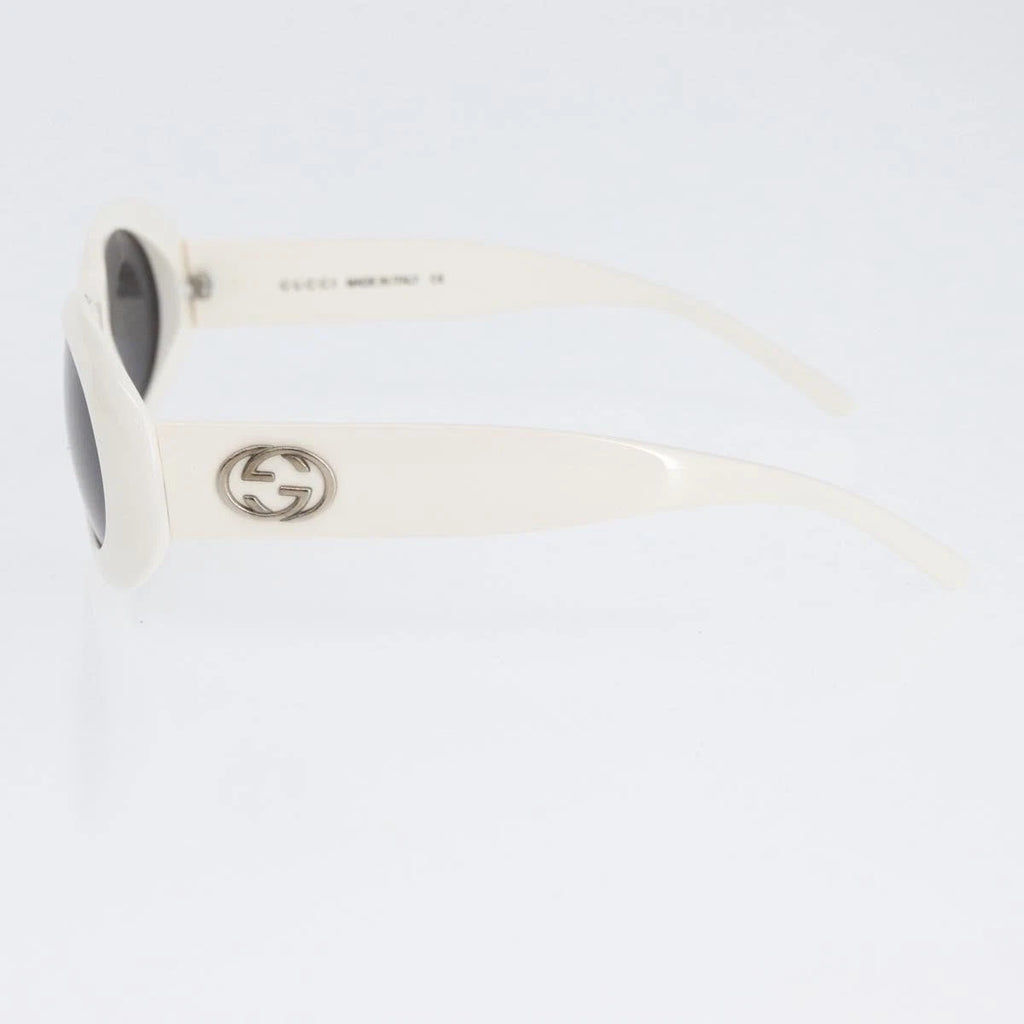 Gucci Round White Sunglasses