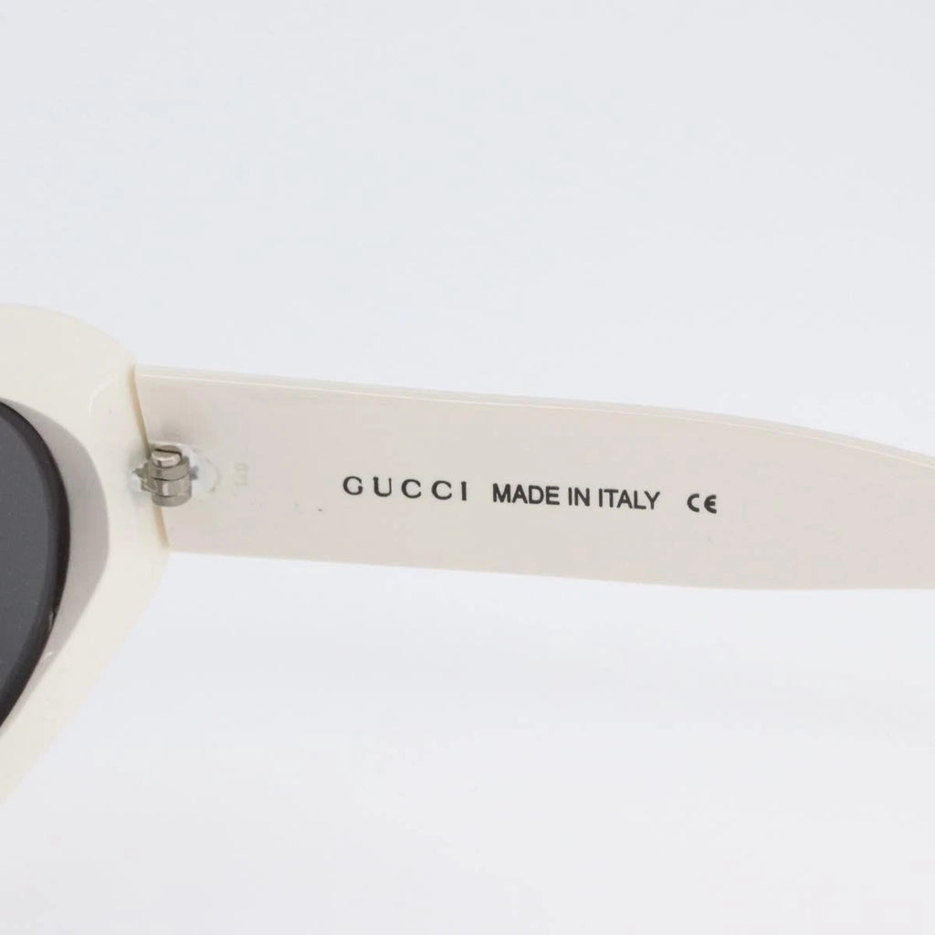 Gucci Round White Sunglasses