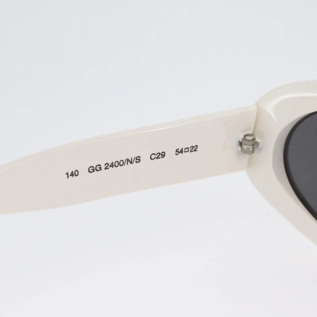Gucci Round White Sunglasses