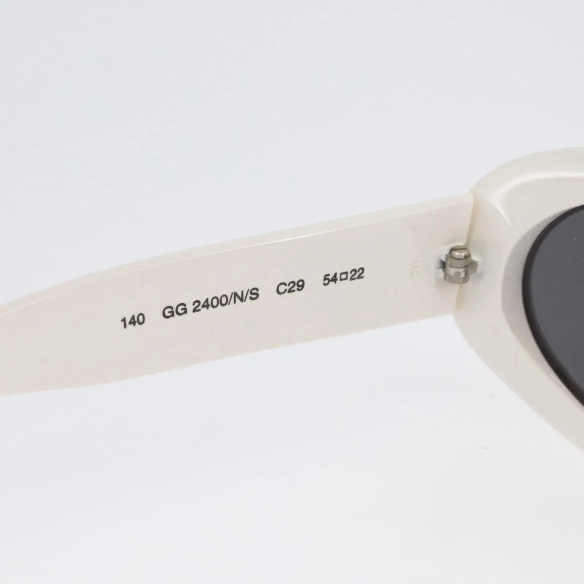 Gucci Round White Sunglasses