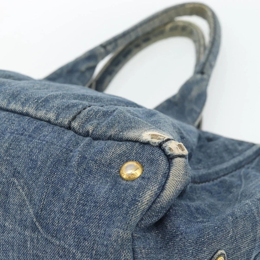 Prada Denim Canapa Tote