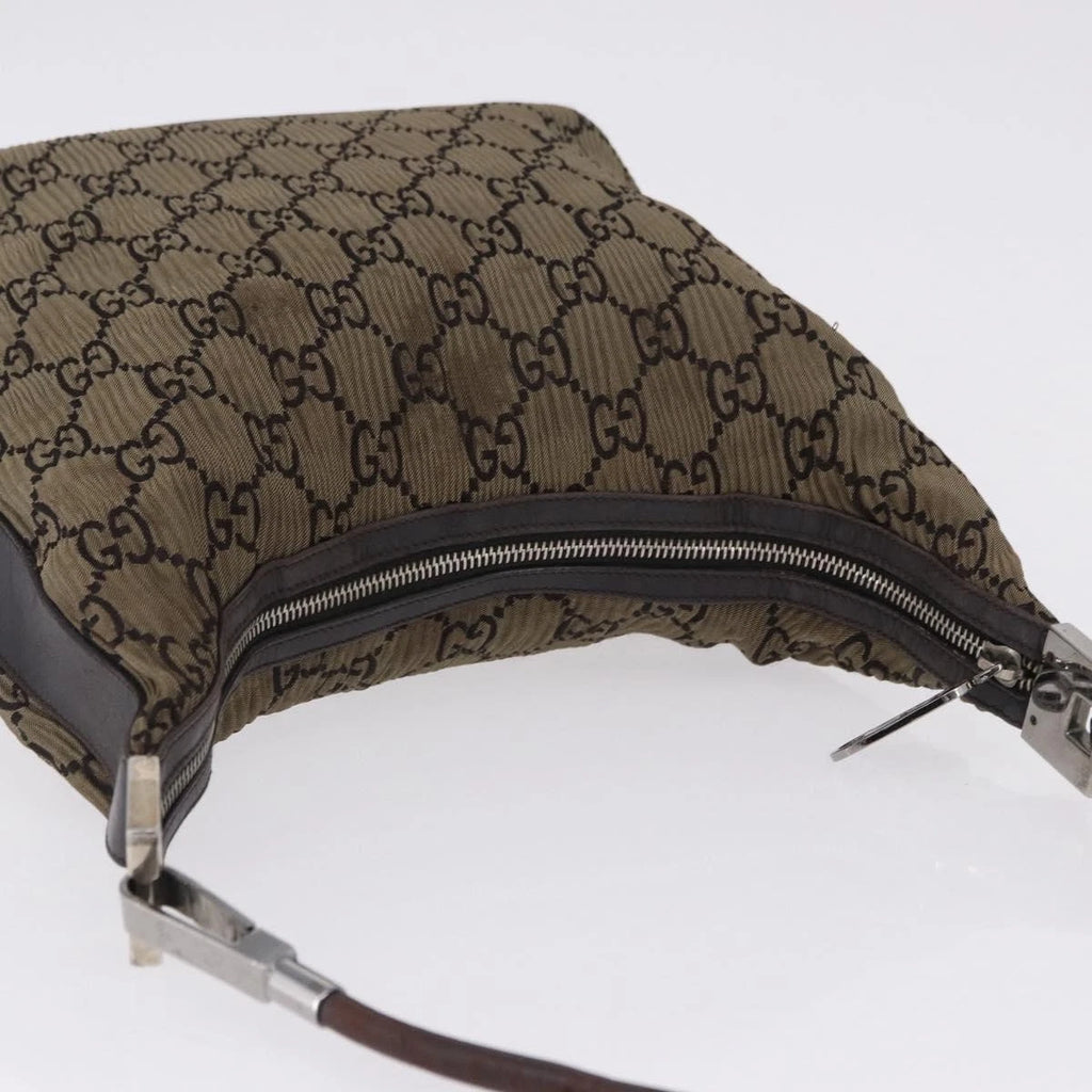 Gucci Monogram Pleated Shoulder Bag