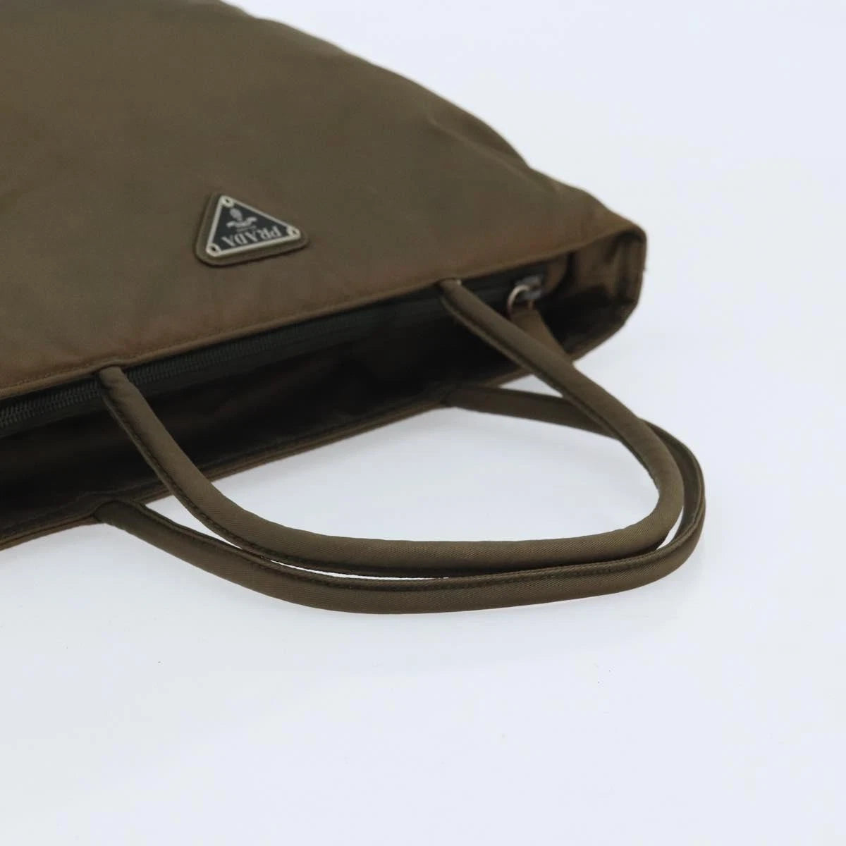 Prada Brown Nylon Handbag