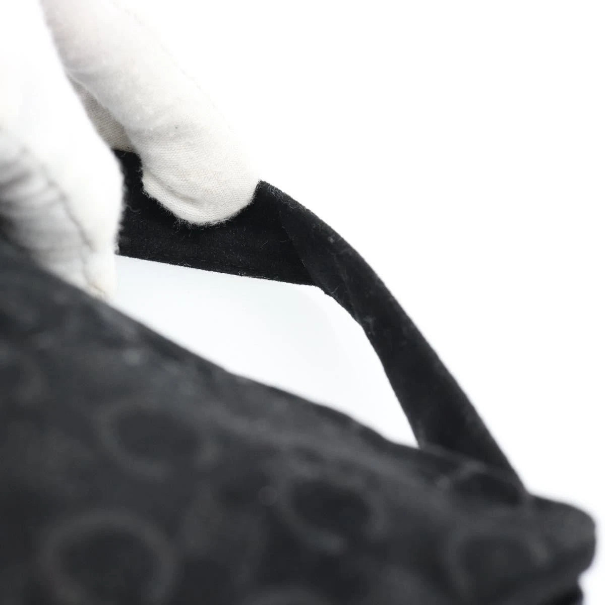 Celine Black Suede Mini Bag