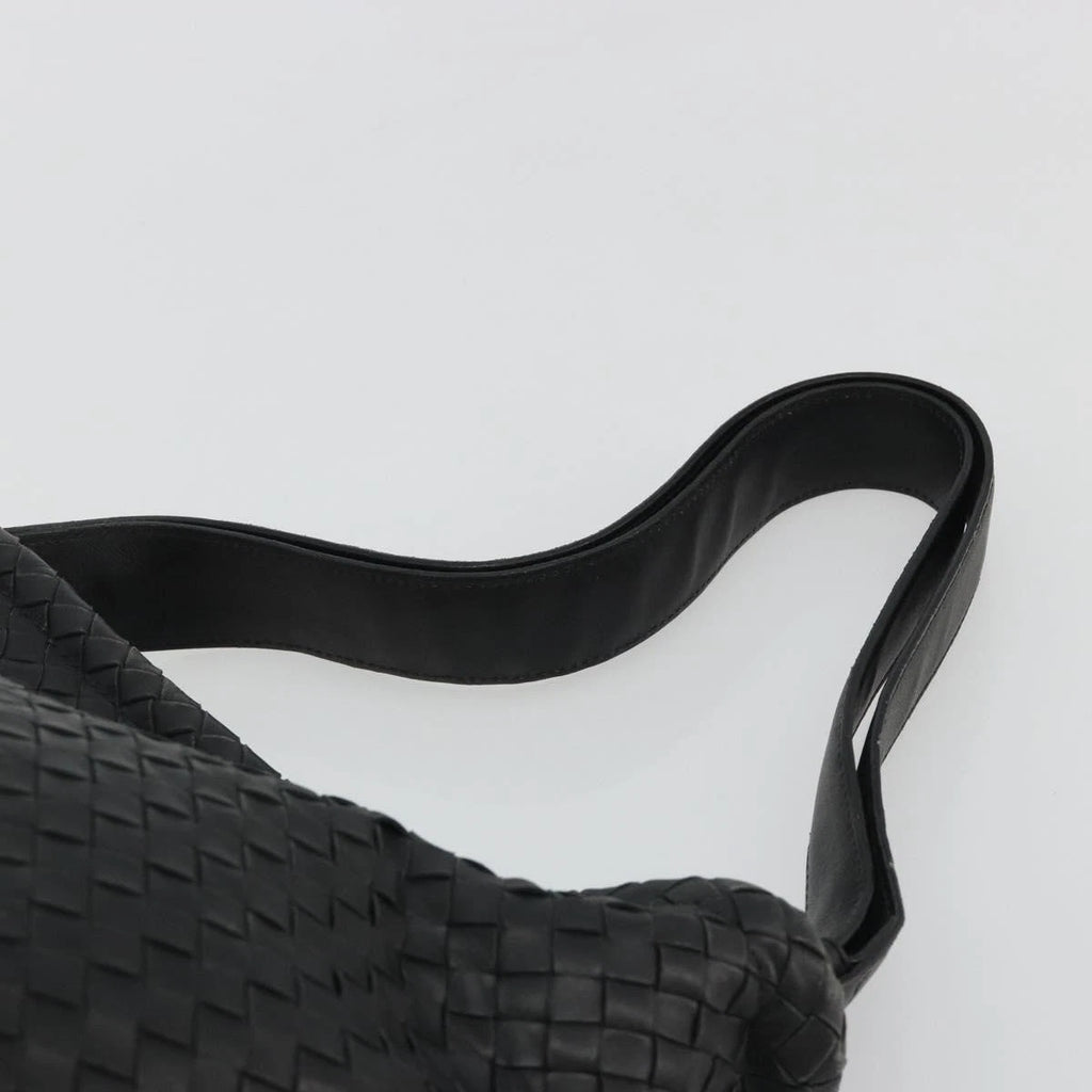 Bottega Veneta Intrecciato Black Bucket Bag