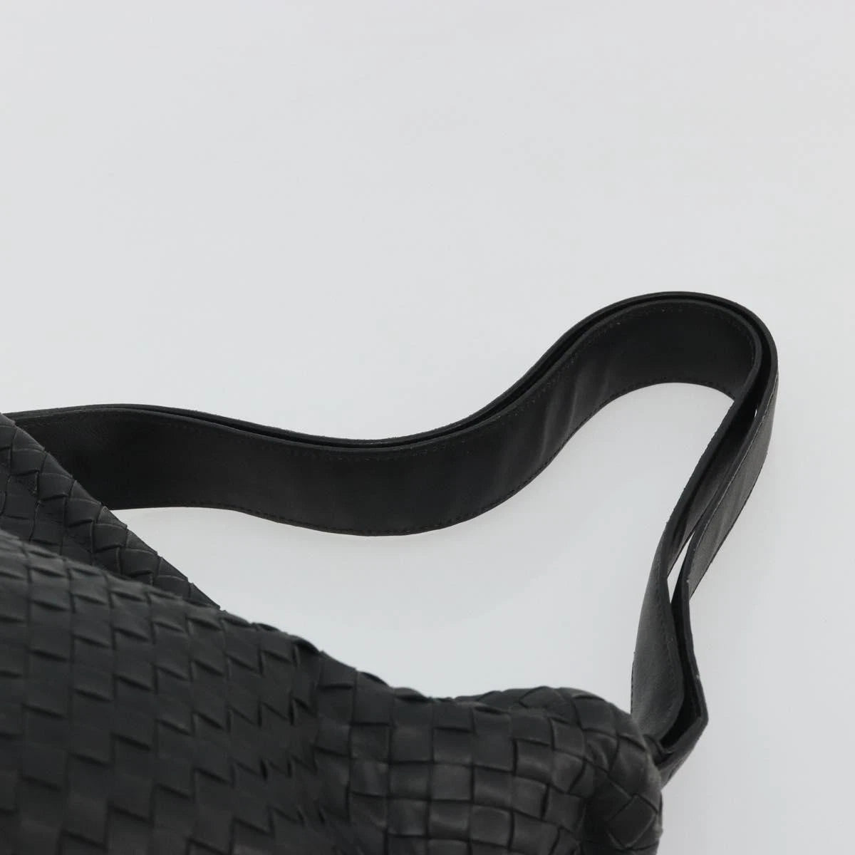 Bottega Veneta Intrecciato Black Bucket Bag