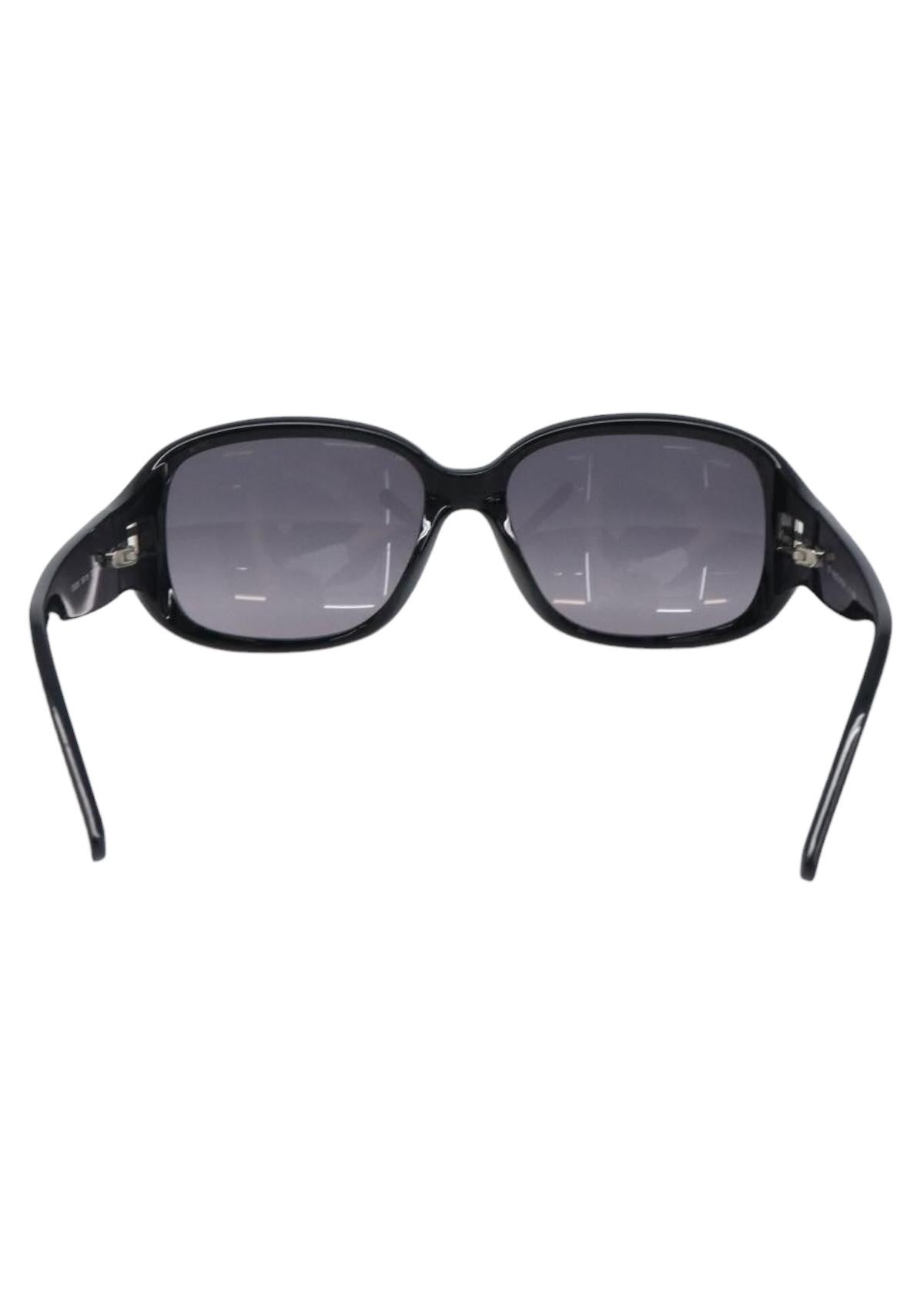 Fendi Black Rectangle Sunglasses back